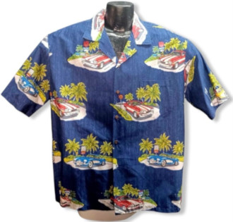 Corvettes and Classic Cars Hawaiian Shirt